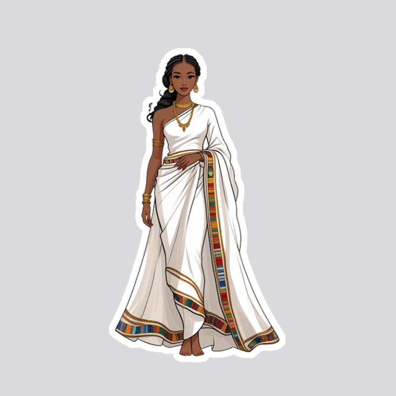 African 9 Sticker