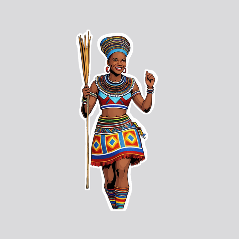 African 13 Sticker