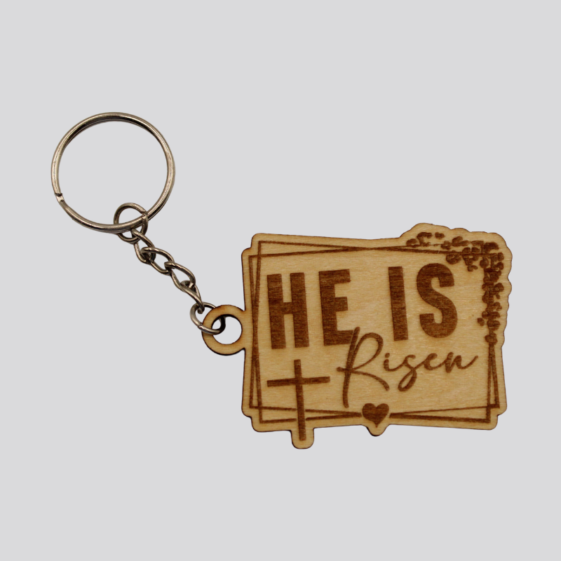 He Is Risen Keychain