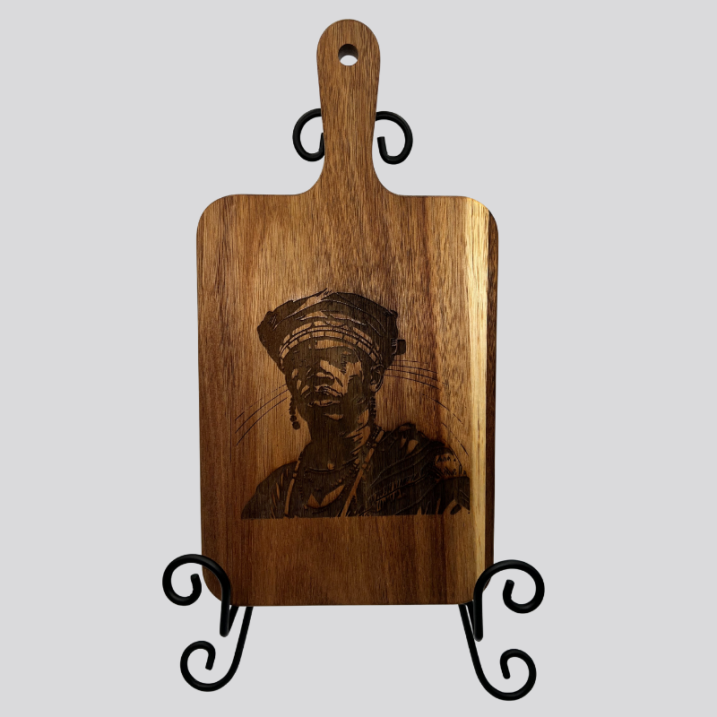 African Man 1 Cheese/Cutting Board