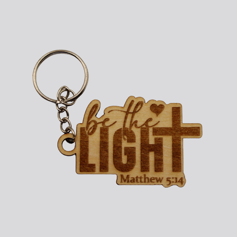 Be The Light Keychain