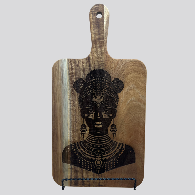 African Woman 2 Cheese/Cutting Board
