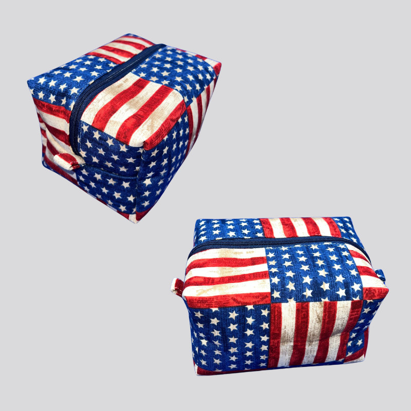 American Flag Boxy Bag (Fabric)
