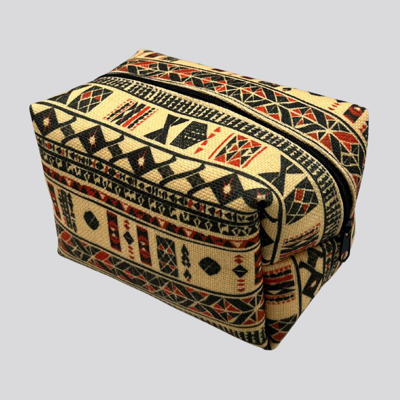 African Print Boxy Bag