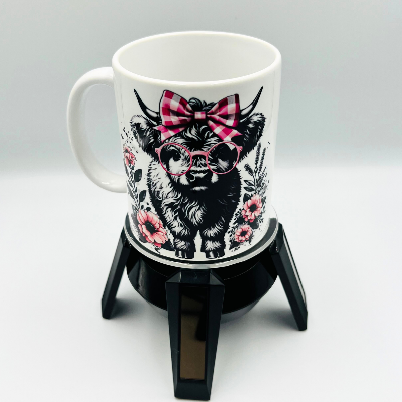 Floral Pink Cow