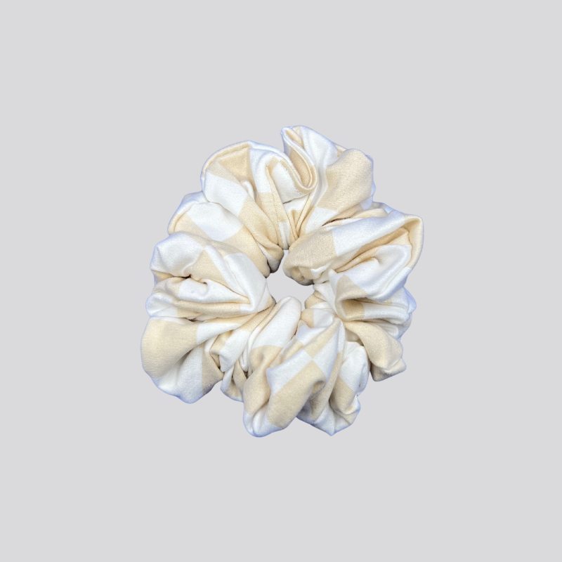 Beige Scrunchie