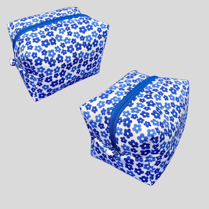 Blue Daisy Boxy Bag (Fabric)