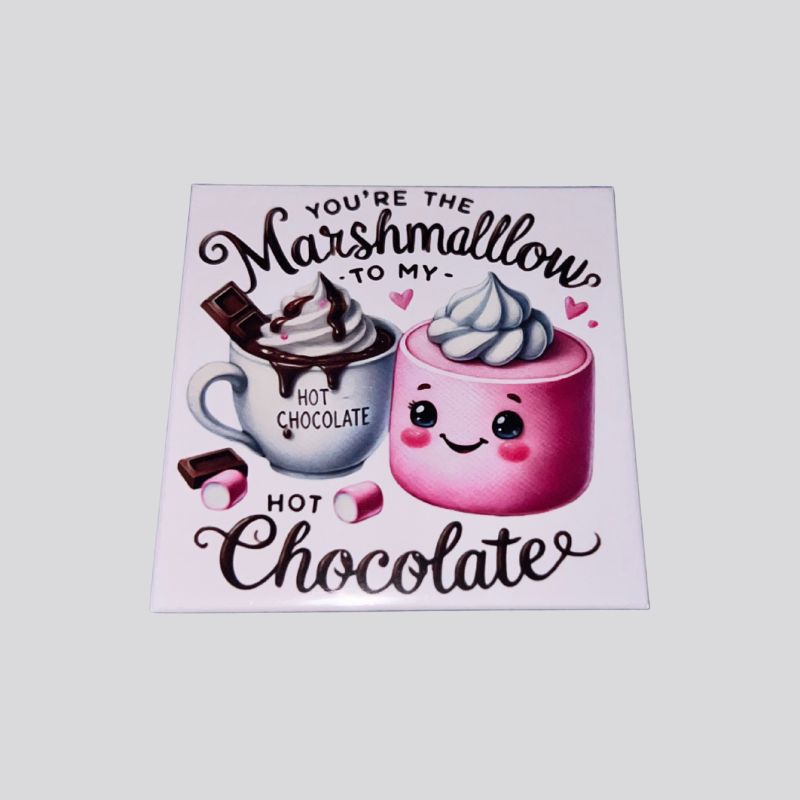 Marshmallow to Hot Chocolate Photo Magnet