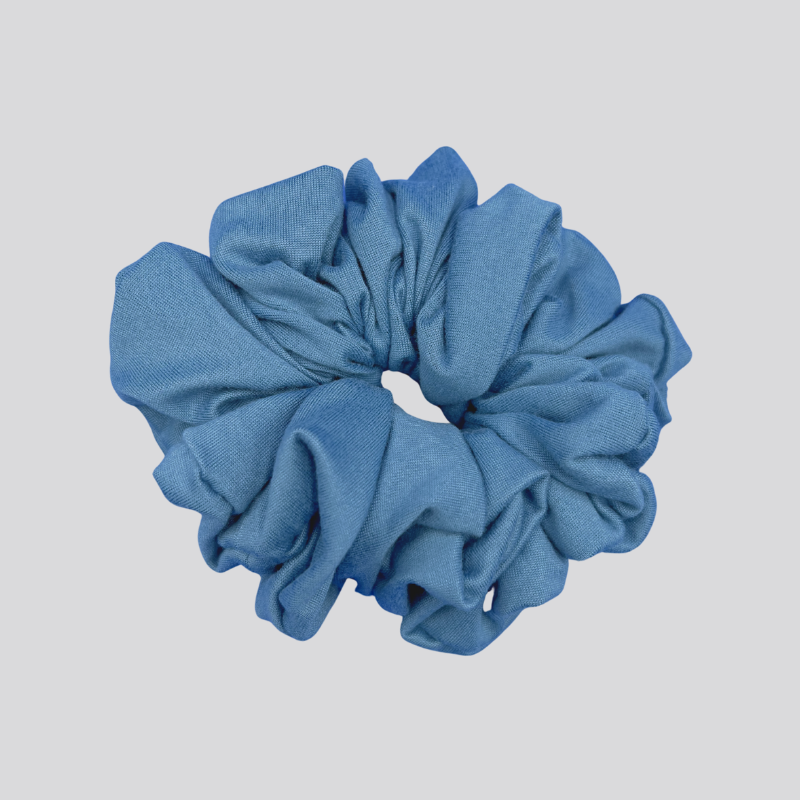 Cobalt Blue Scrunchie (Poly Spandex)