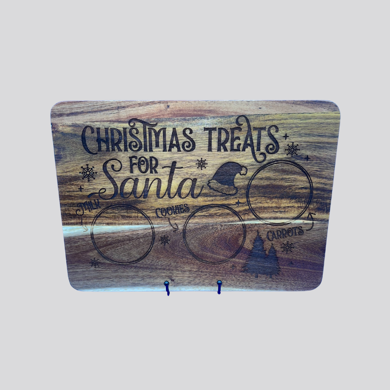 Santa Tray (Acacia Wood)