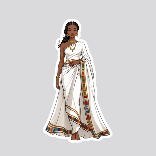 African 9 Sticker