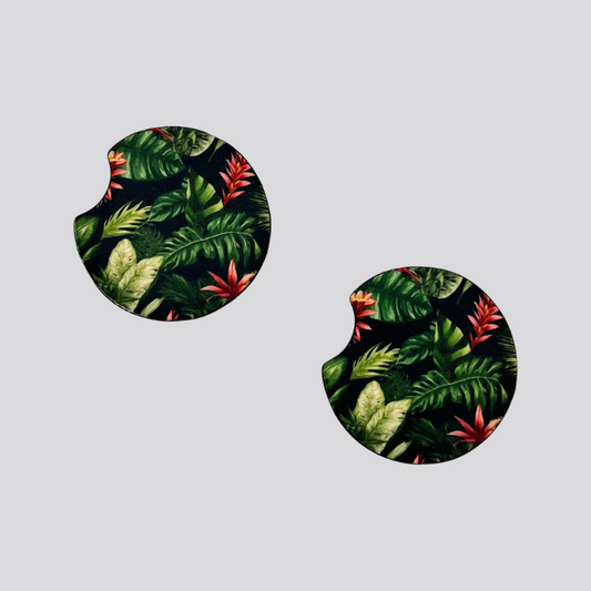 Tropical Car Coasters (Design 2)