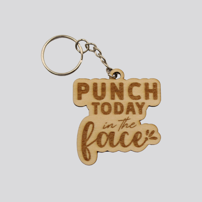 Punch Today Keychain