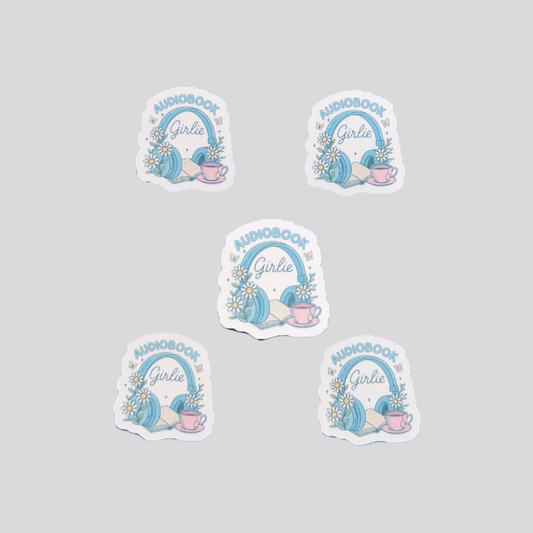 Audiobook Girlie Sticker