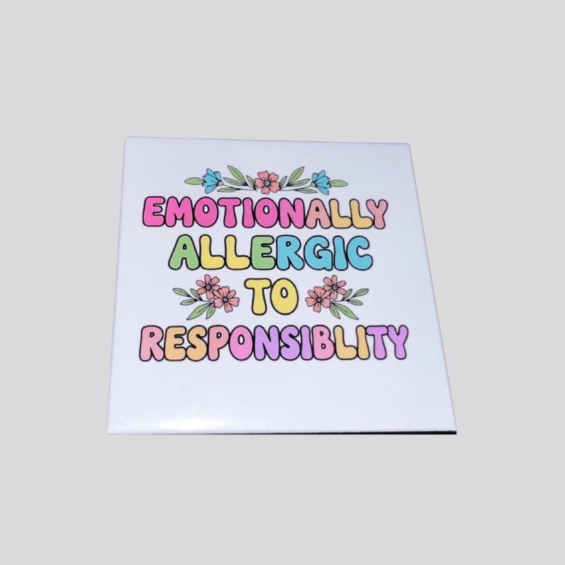 Emotionally Allergic Photo Magnet