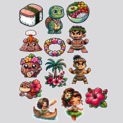 Island/Tropical Stickers