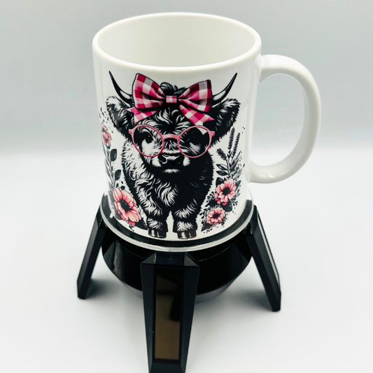 Floral Pink Cow