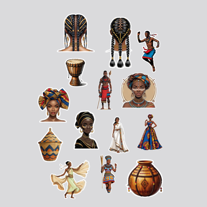 African Stickers