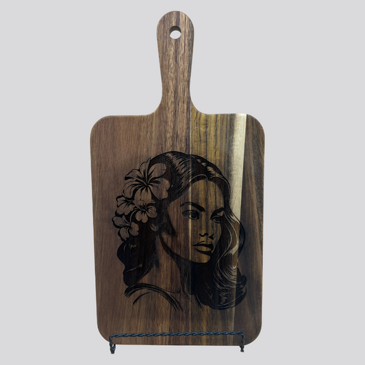 Polynesian Woman 2 Cheese/Cutting Board