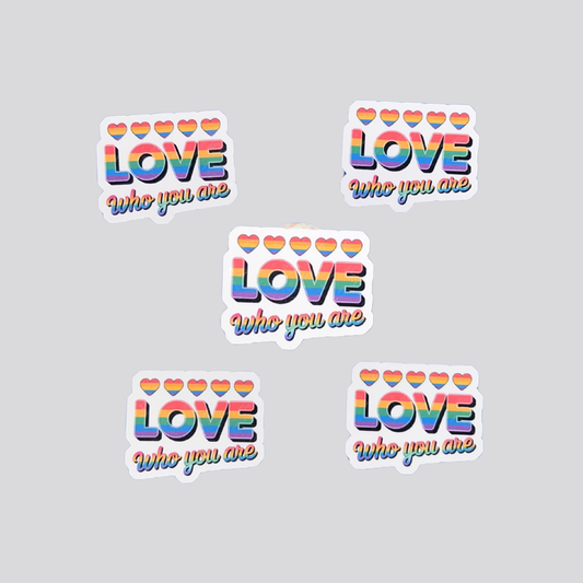 Love Who You Are Sticker