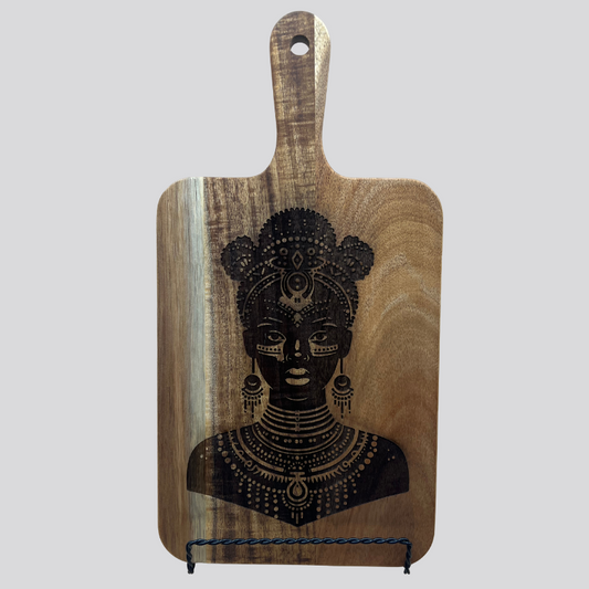 African Woman 2 Cheese/Cutting Board
