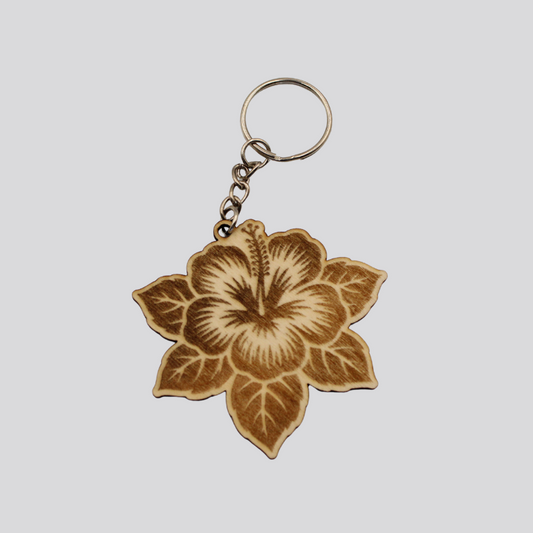 Hibiscus Keychain