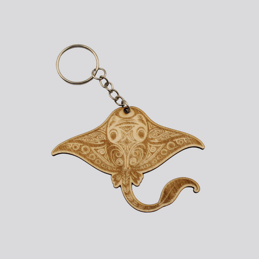 Manta Ray Keychain