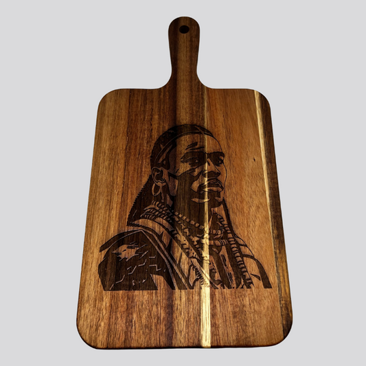 African Man 3 Cheese/Cutting Board