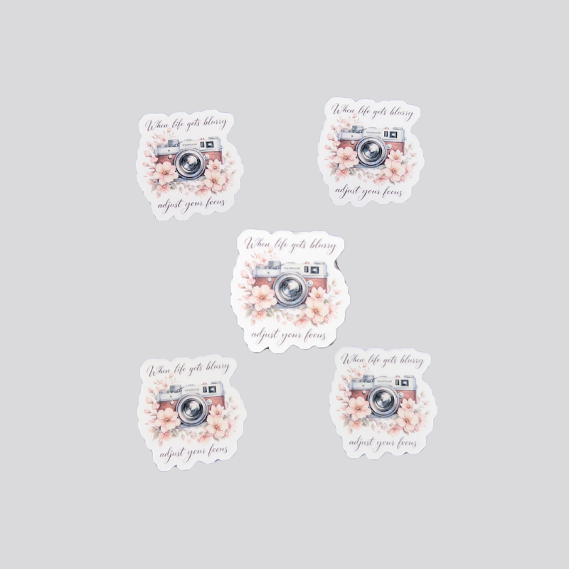 When Life Gets Blurry Sticker