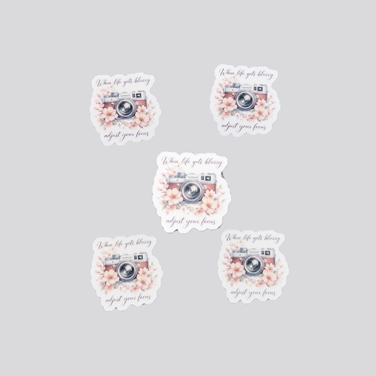 When Life Gets Blurry Sticker
