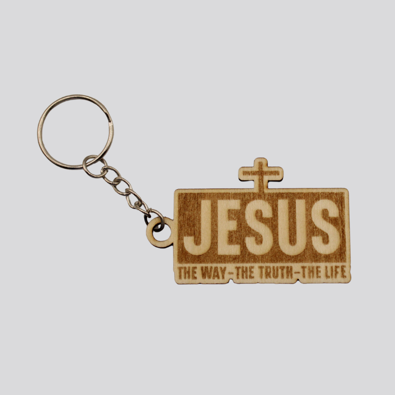 Jesus The Way Keychain