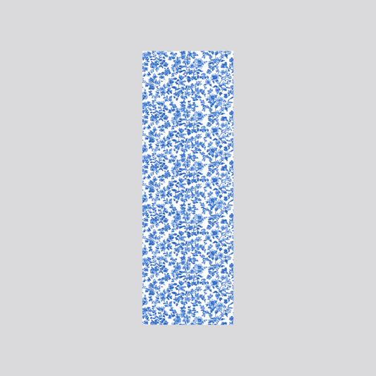 Blue Floral Bookmark