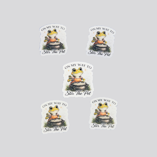 On My Way To Stir The Pot Sticker