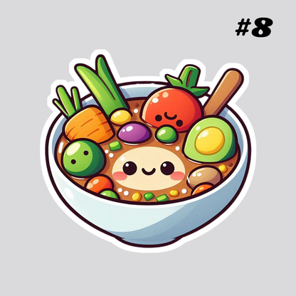 Island Food Stickers