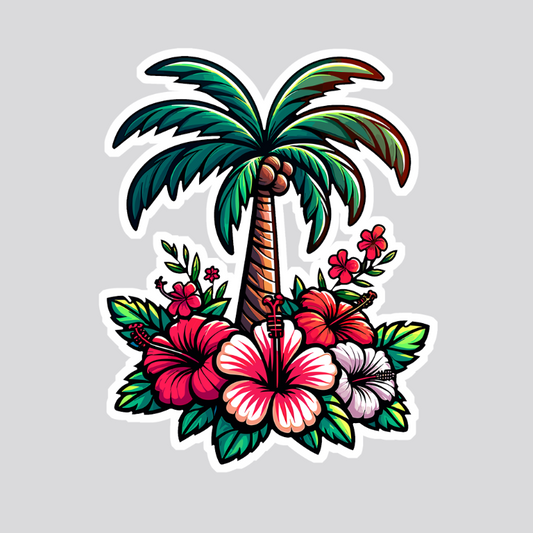 Island/Tropical 8 Sticker