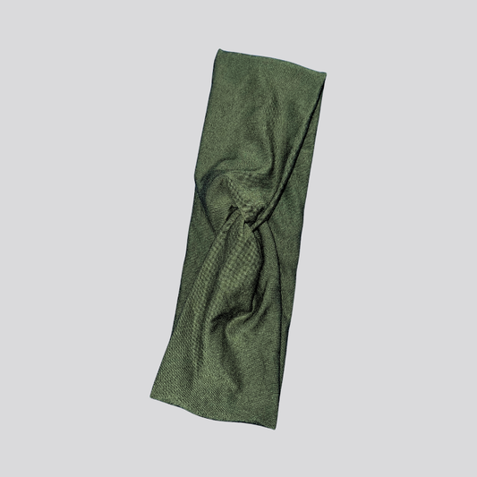Hunter Green Headband (Poly Spandex)