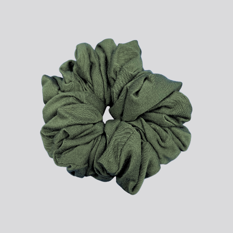 Hunter Green Scrunchie (Poly Spandex)