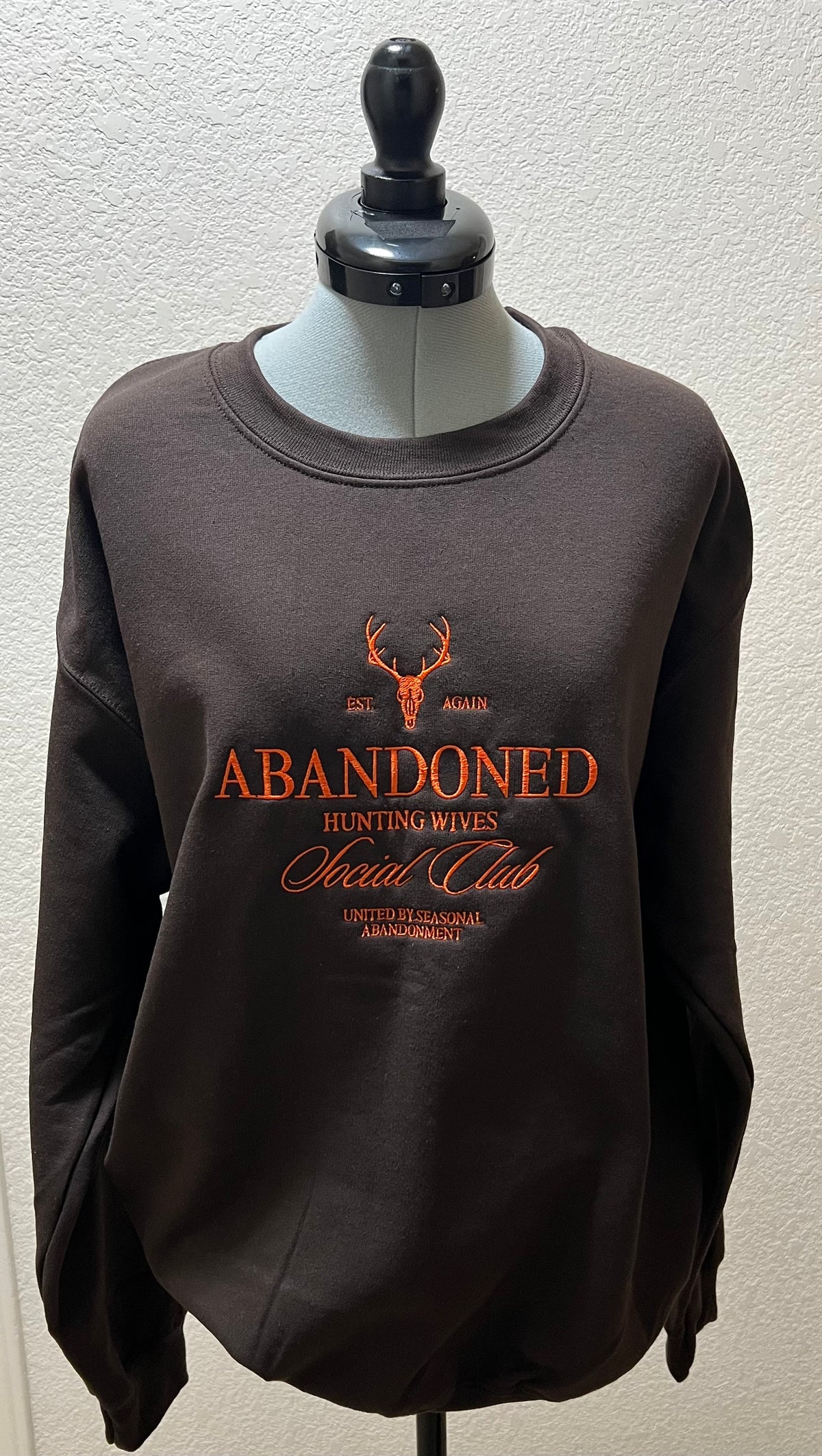 Hunting Wives Club Embroidered Sweatshirt