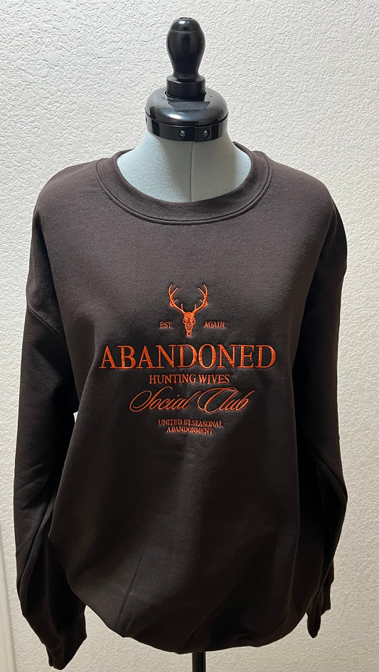 Hunting Wives Club Embroidered Sweatshirt